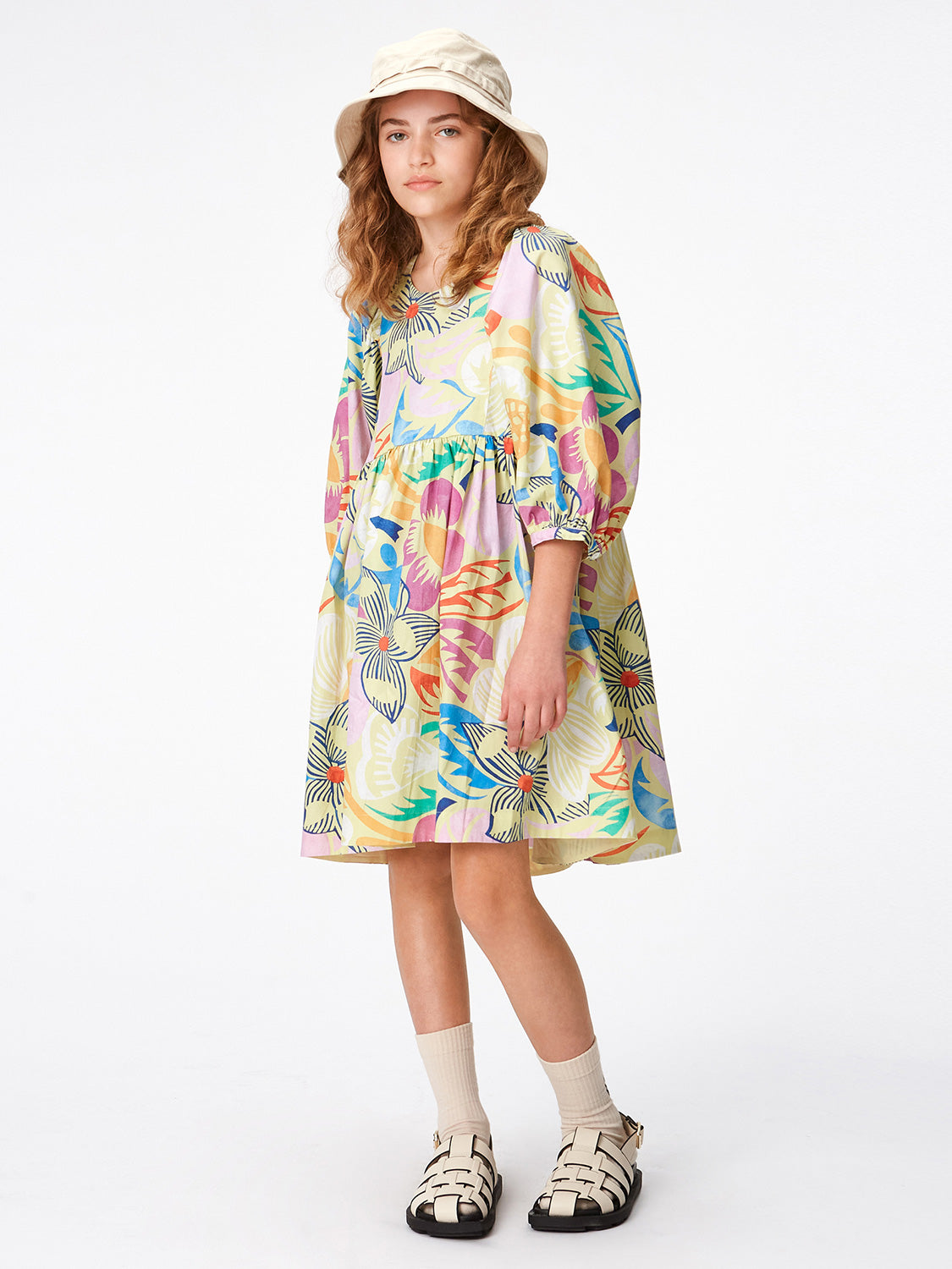 Molo Kids dress Caio Yellow in Yellow 6901883328-2.jpg | NICKIS.com