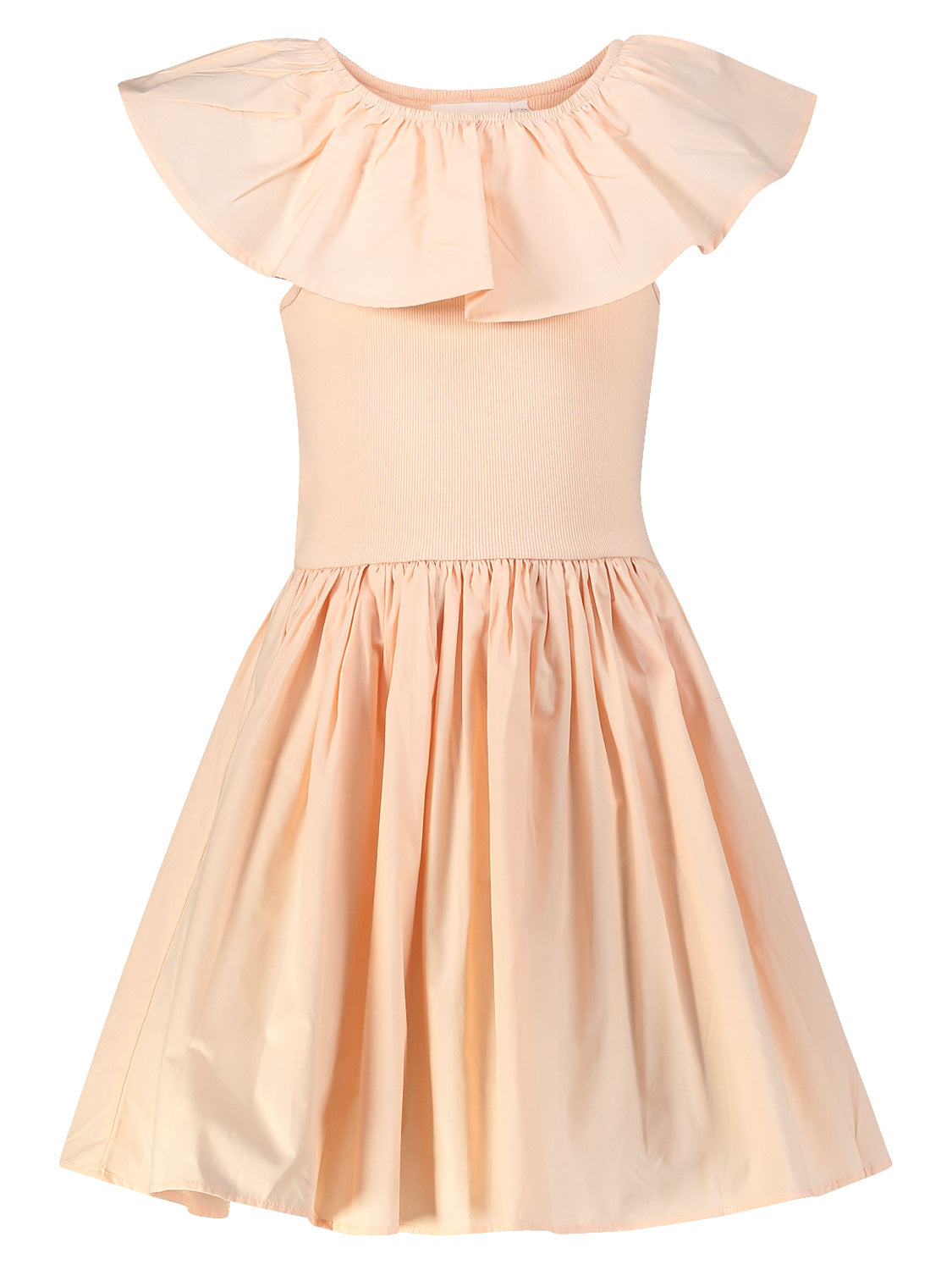 Molo Kids dress Christal Apricot in Apricot 6901919737-1.jpg | NICKIS.com