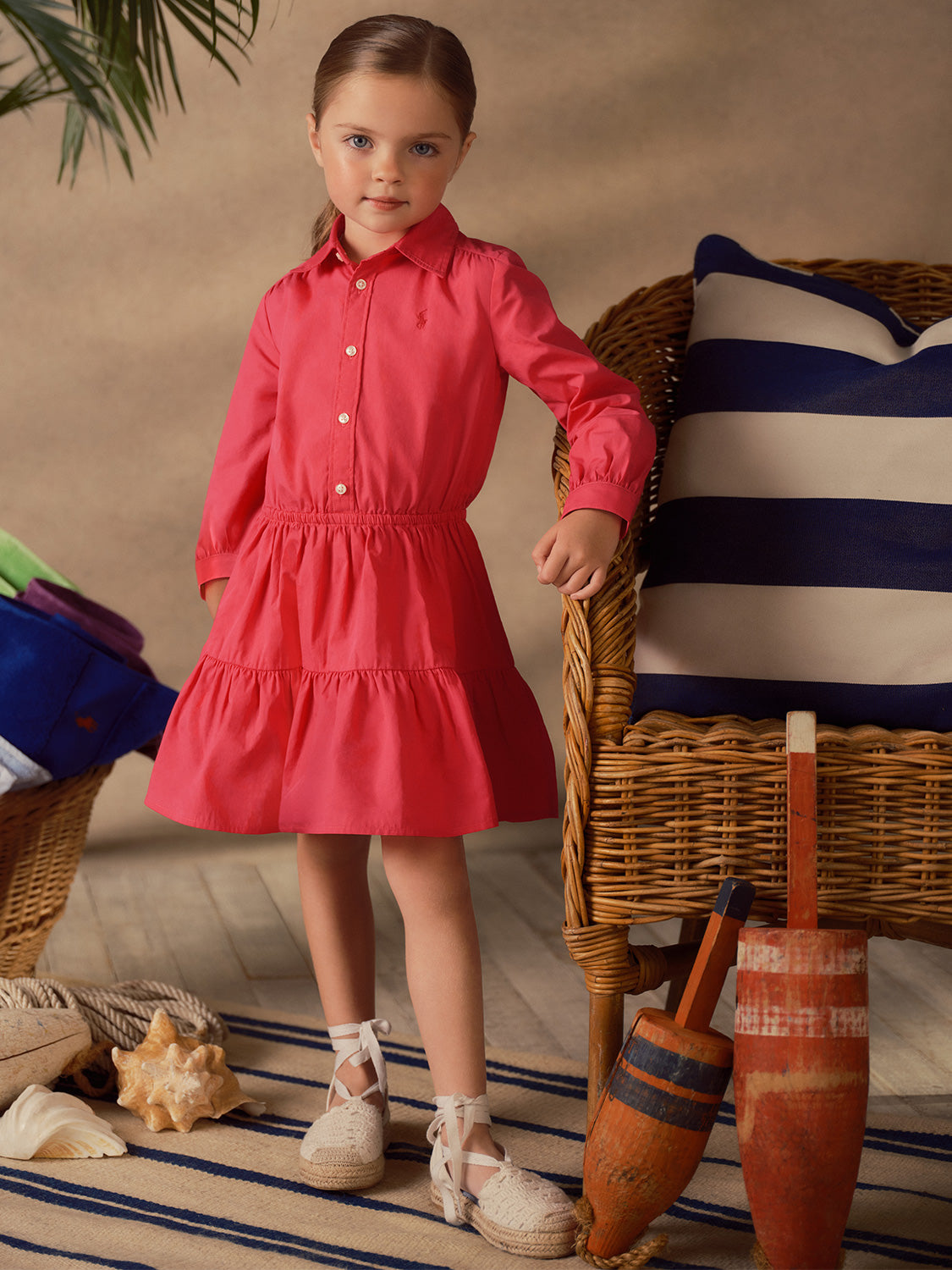 Polo Ralph Lauren Kids dress Fuchsia in Fuchsia 6901948443-2.jpg | NICKIS.com