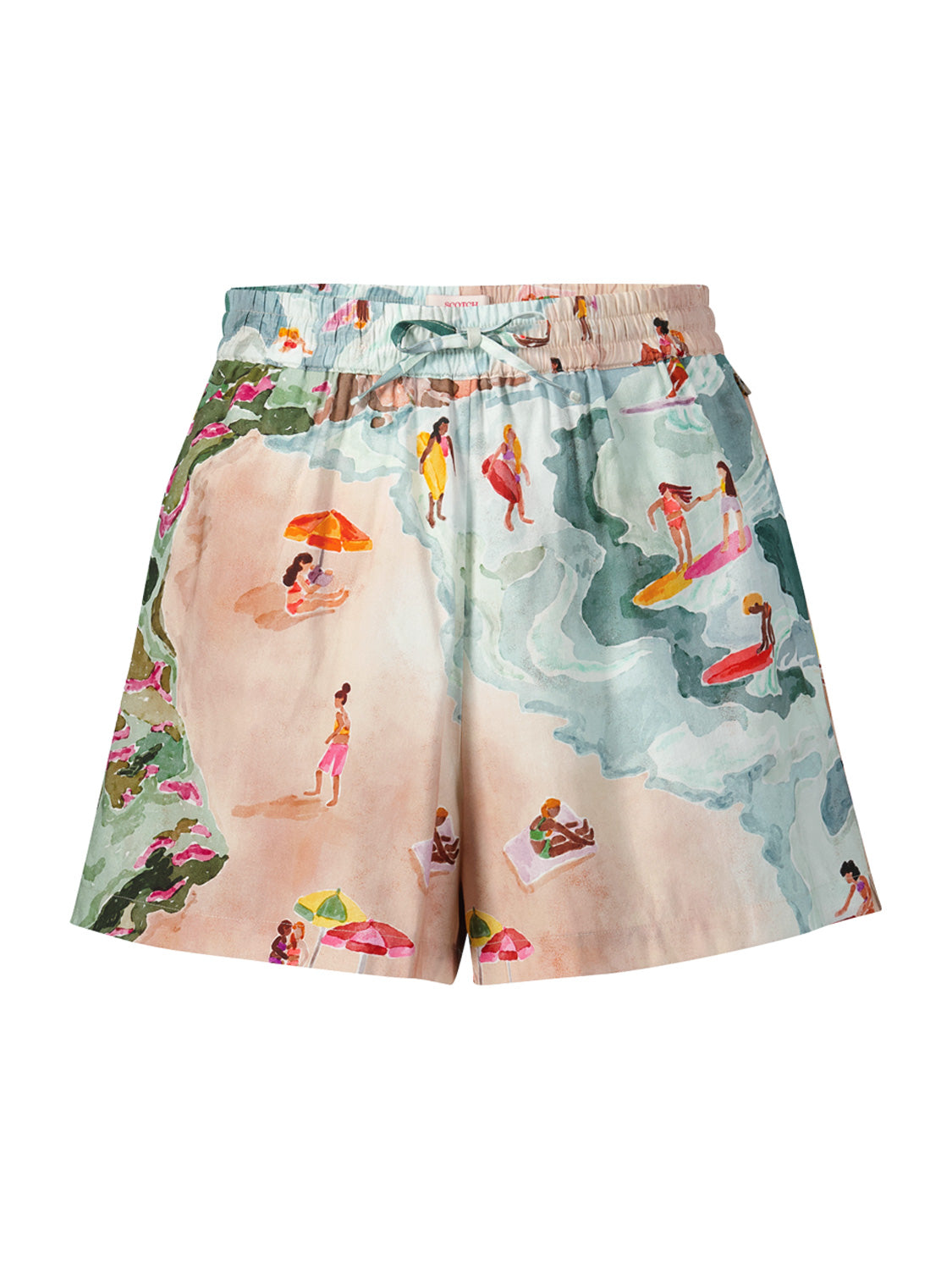 Scotch & Soda Kids Shorts Beach life Multicoloured in Multicoloured 6901999381-1.jpg | NICKIS.com