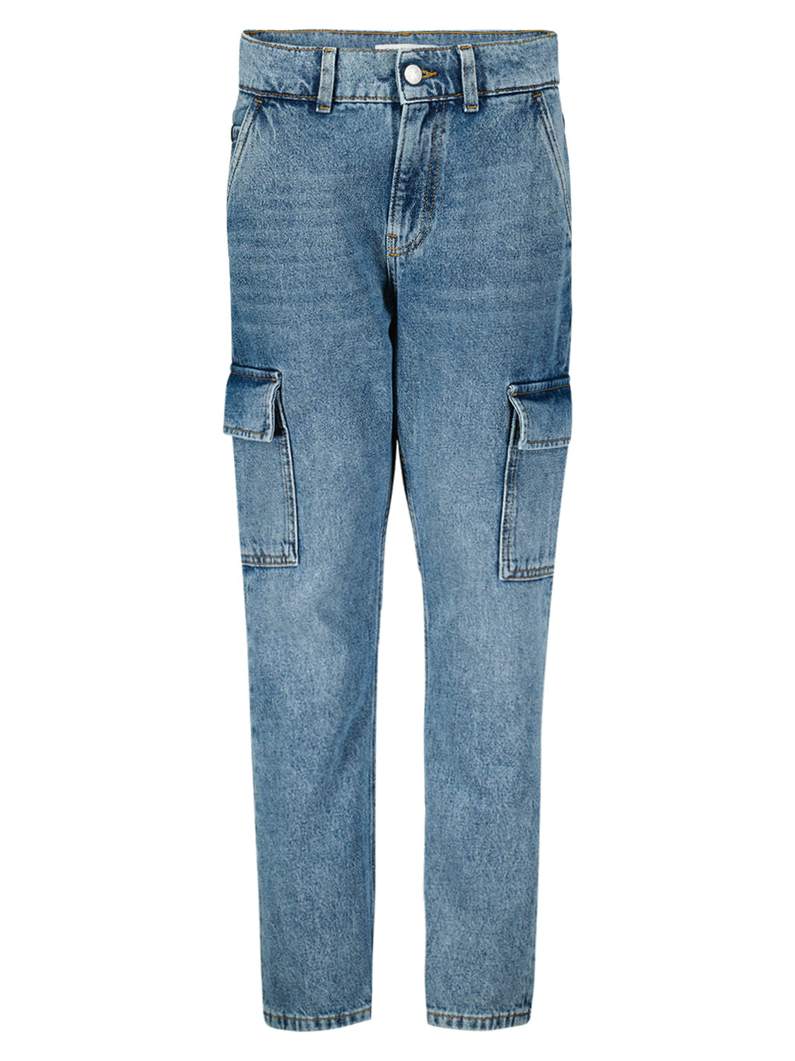 Calvin Klein Kids jeans Dad Iconic Mid Blue Blue in Blue 6902105739-1.jpg | NICKIS.com