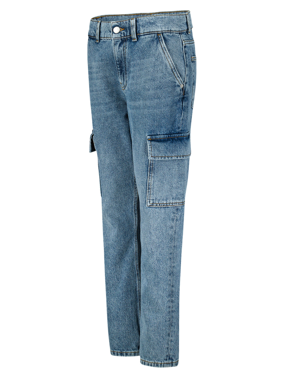 Calvin Klein Kids jeans Dad Iconic Mid Blue Blue in Blue 6902105739-4.jpg | NICKIS.com