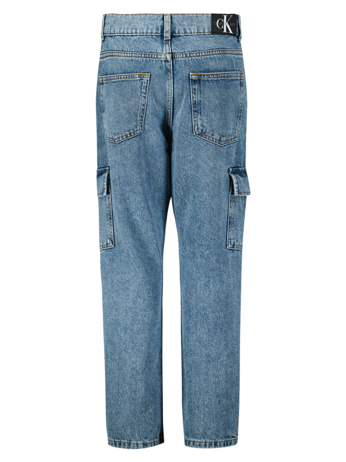 Calvin Klein Kids jeans Dad Iconic Mid Blue Blue in Blue 6902105739-5.jpg | NICKIS.com