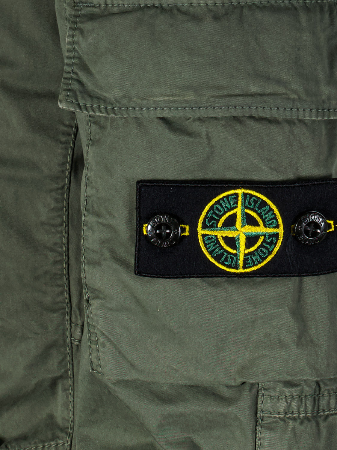 STONE ISLAND JUNIOR Kids Cargo Trousers Olive Green in Olive Green 6902113325-7.jpg | NICKIS.com