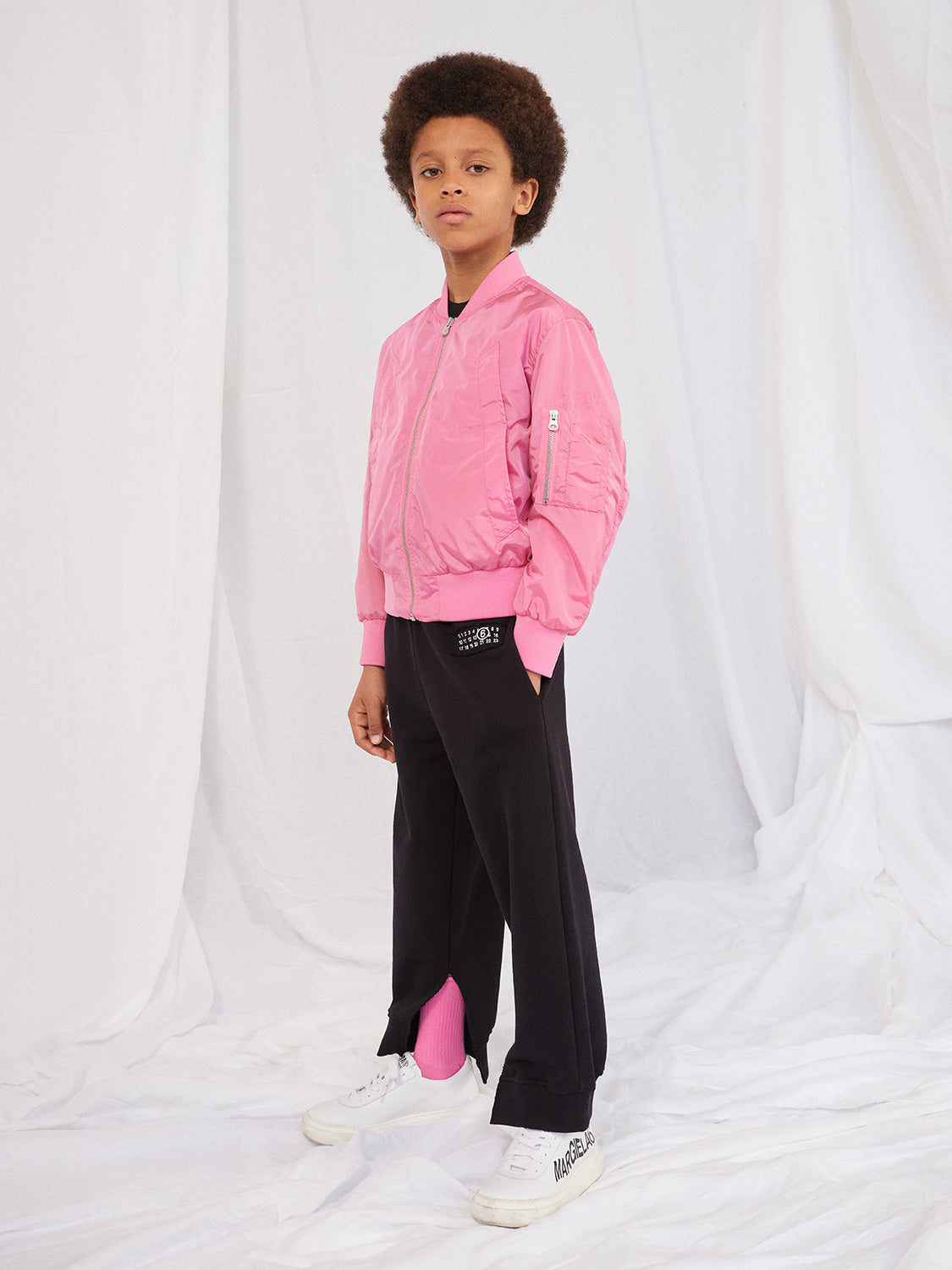 MM6 Maison Margiela Kids jacket Fuchsia in Fuchsia 6902139493-2.jpg | NICKIS.com