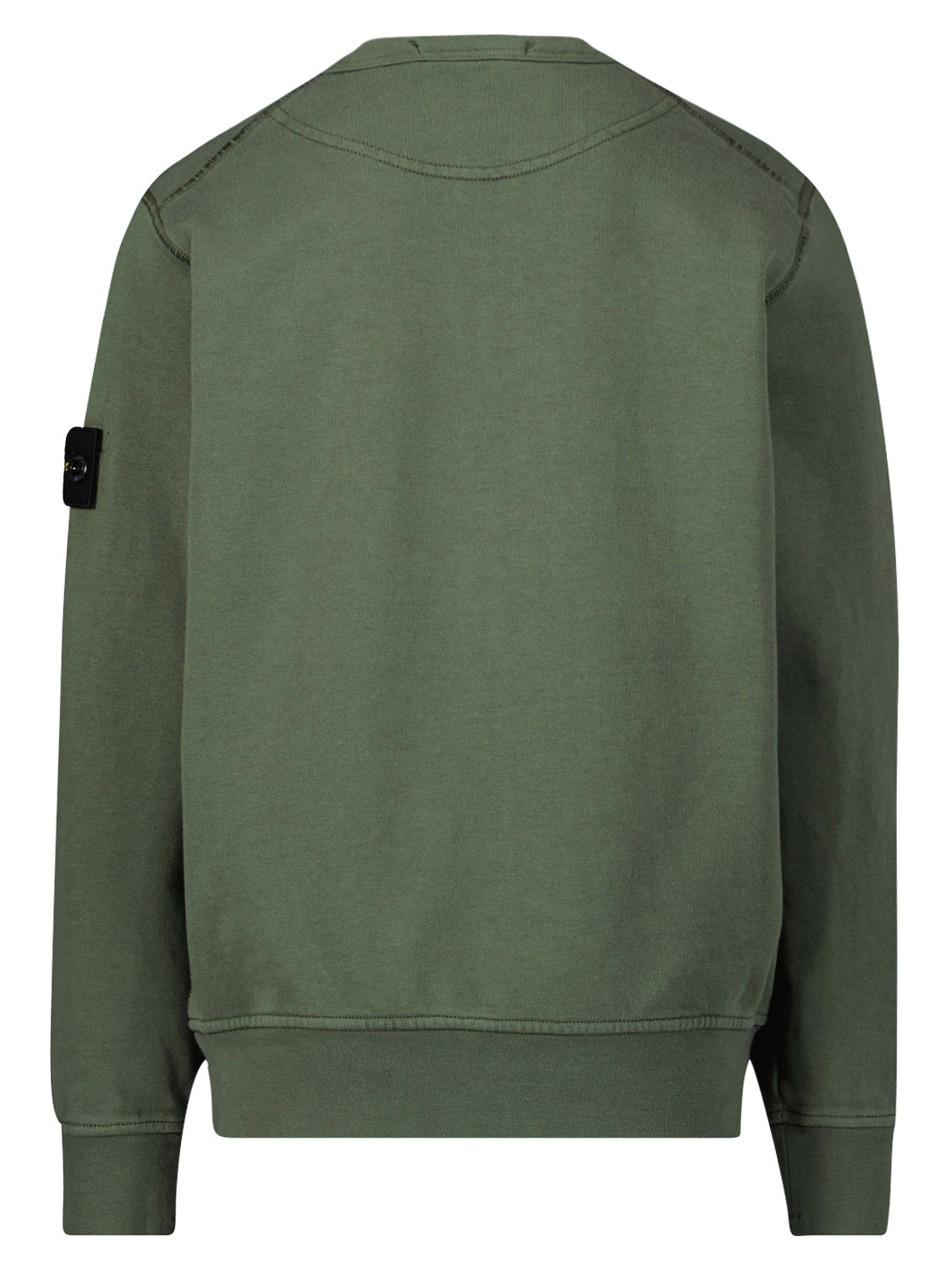 STONE ISLAND JUNIOR Kids Sweatshirt Olive Green in Olive Green 6902178394-5.jpg | NICKIS.com