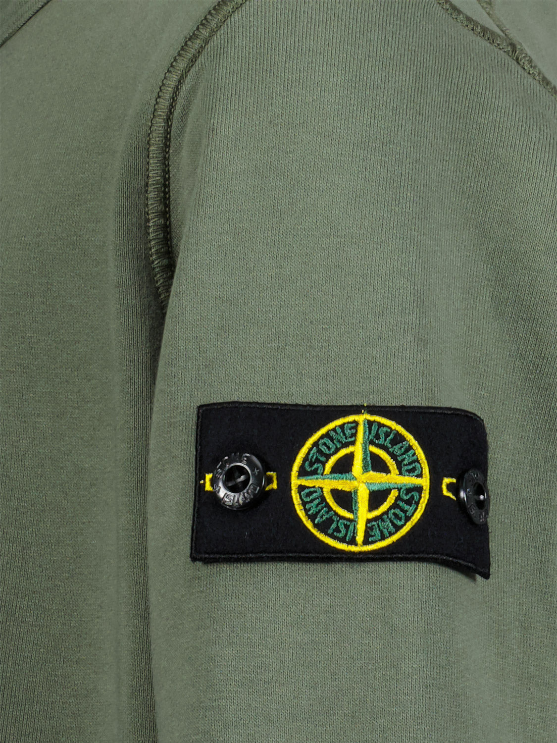 STONE ISLAND JUNIOR Kids Sweatshirt Olive Green in Olive Green 6902178394-6.jpg | NICKIS.com