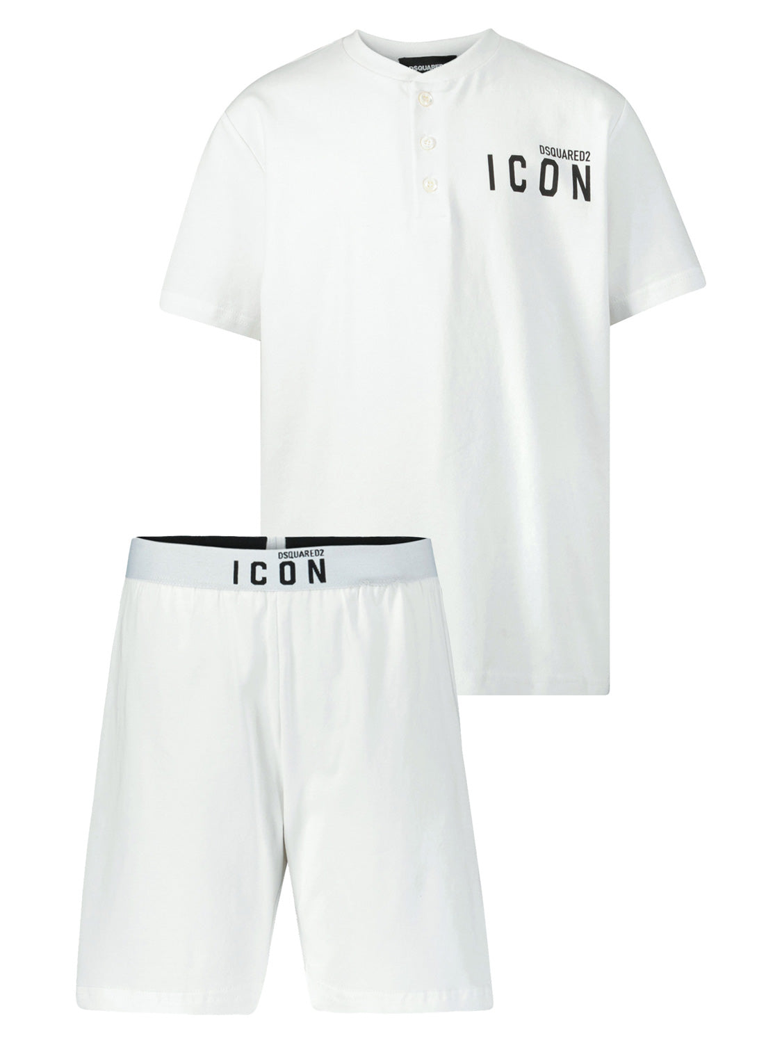 DSQUARED2 Kids pyjama Icon White in White 6902179370-1.jpg | NICKIS.com