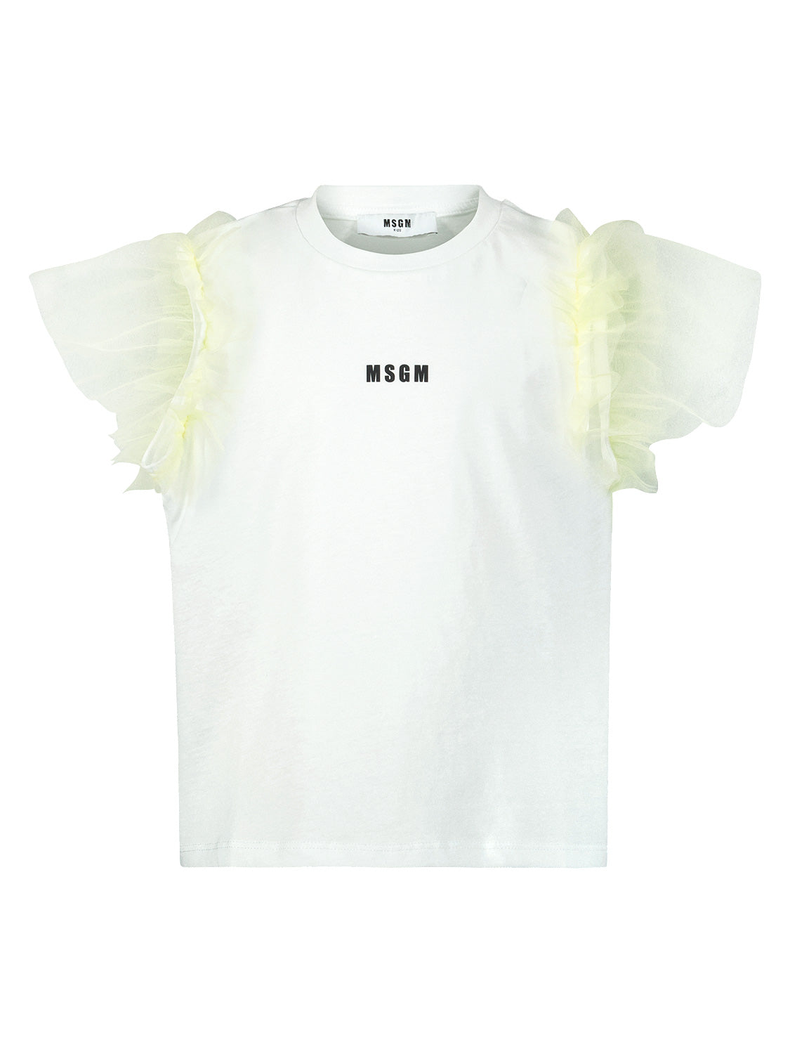 MSGM Kids top White in White 6902261450-1.jpg | NICKIS.com