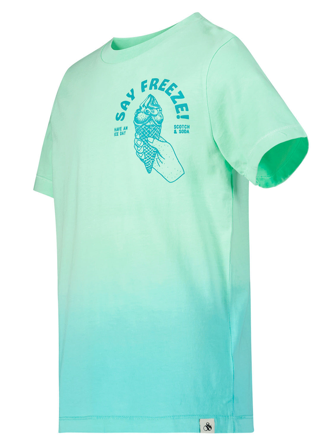 Scotch & Soda Kids t-shirt Mint Green in Mint Green 6902350900-4.jpg | NICKIS.com