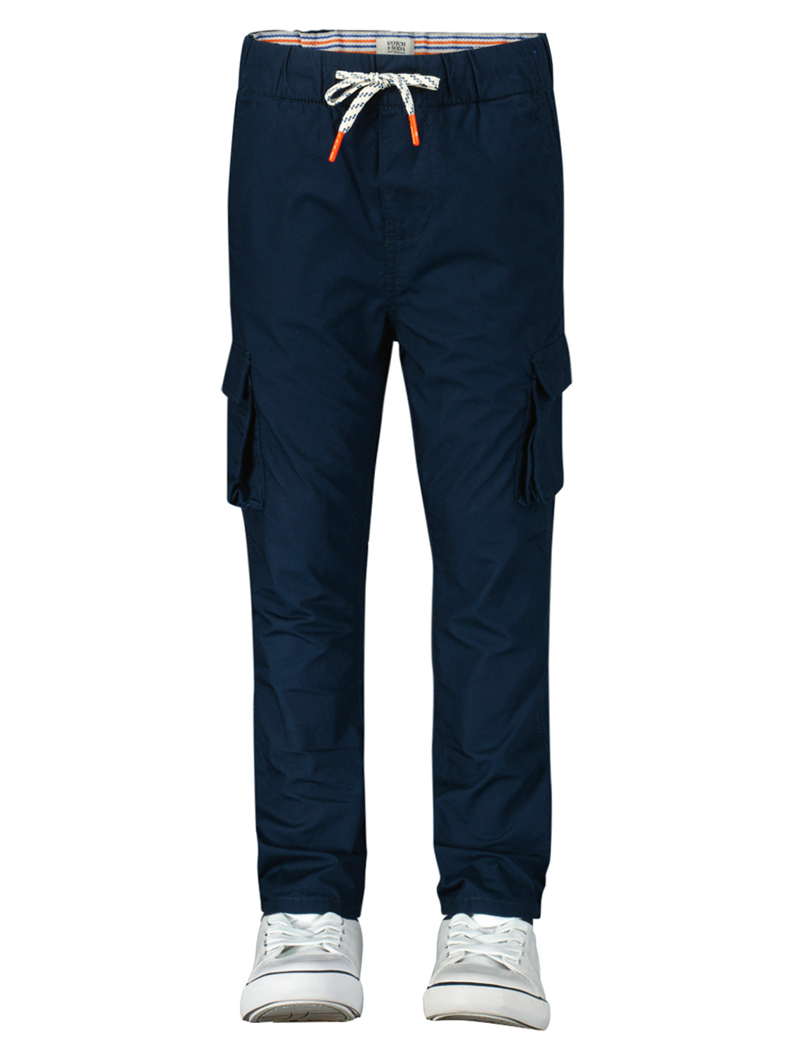 Scotch & Soda Kids Cargo Trousers Loose-tapered-fit - cotton cargo  in  6902489319-4.jpg | NICKIS.com