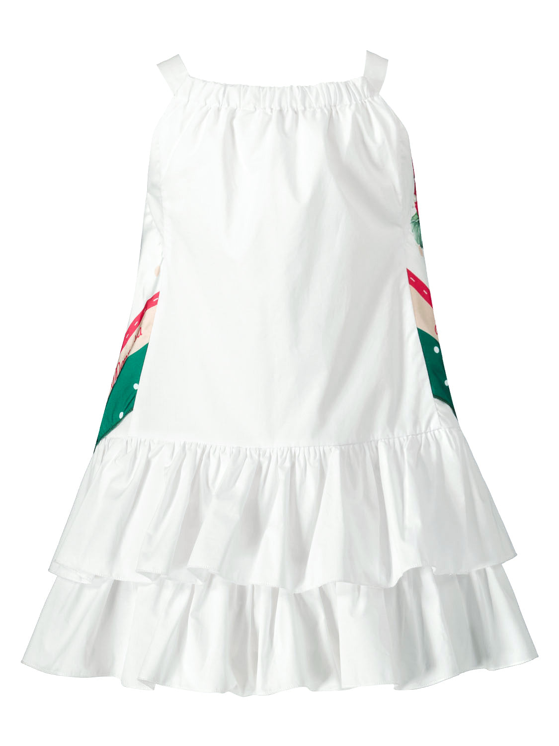 Monnalisa Kids dress White in White 6902504919-5.jpg | NICKIS.com