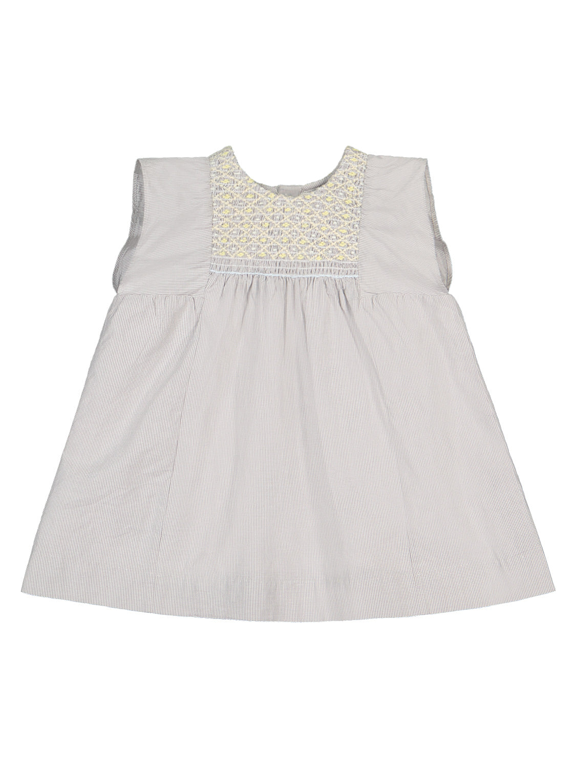 Bonpoint Kids dress Cadelili Grey in Grey 6902519162-1.jpg | NICKIS.com