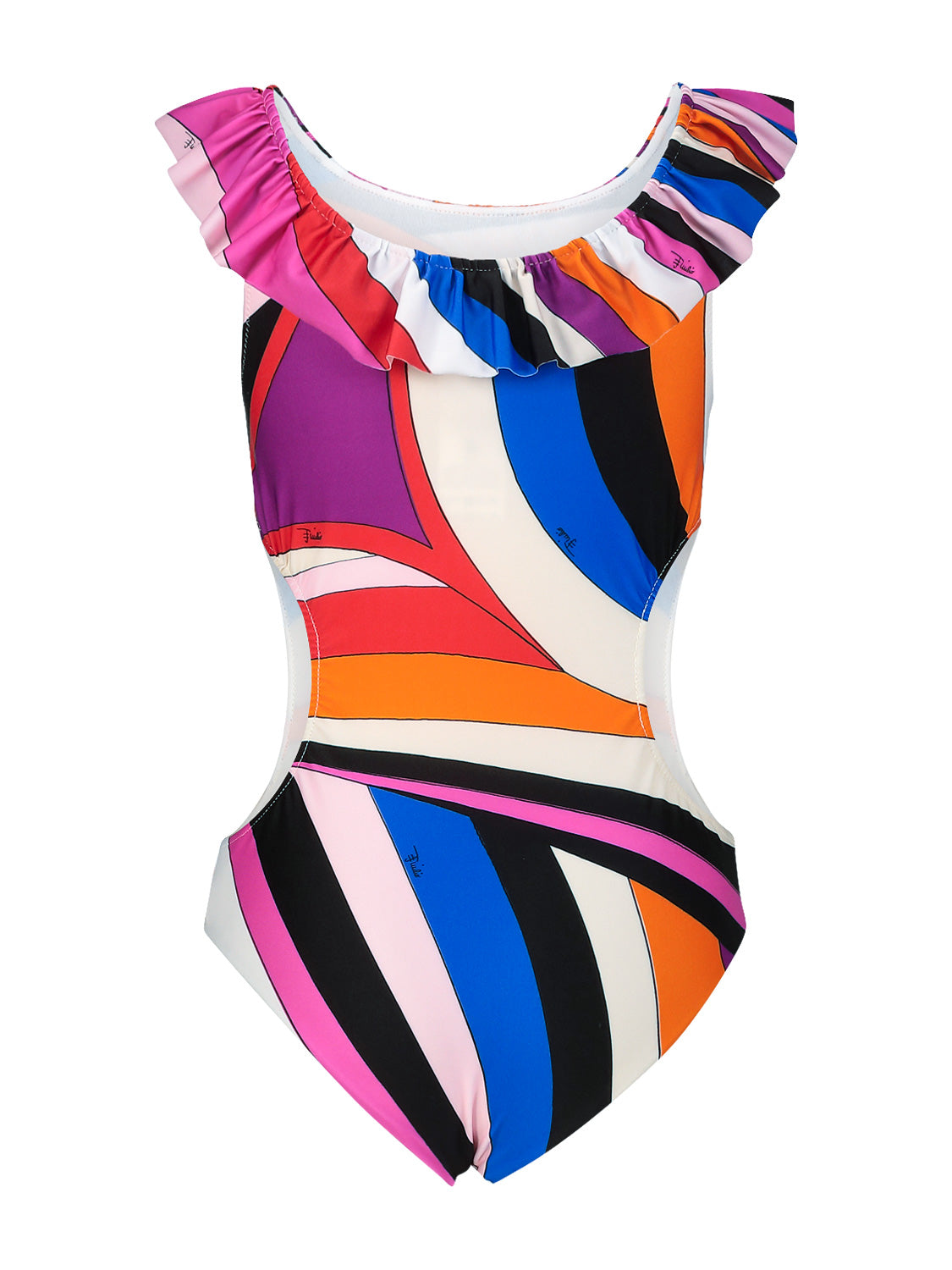 Emilio Pucci Kids swimsuit Multicoloured in Multicoloured 6902549544-4.jpg | NICKIS.com