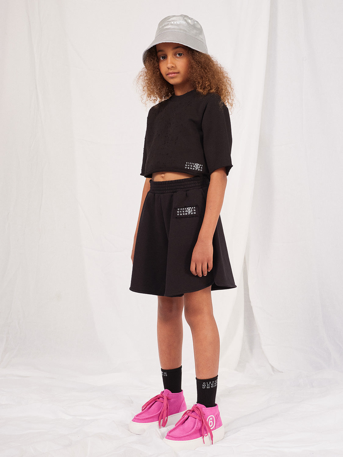 MM6 Maison Margiela Kids Sweatshorts  in  6902559760-2.jpg | NICKIS.com