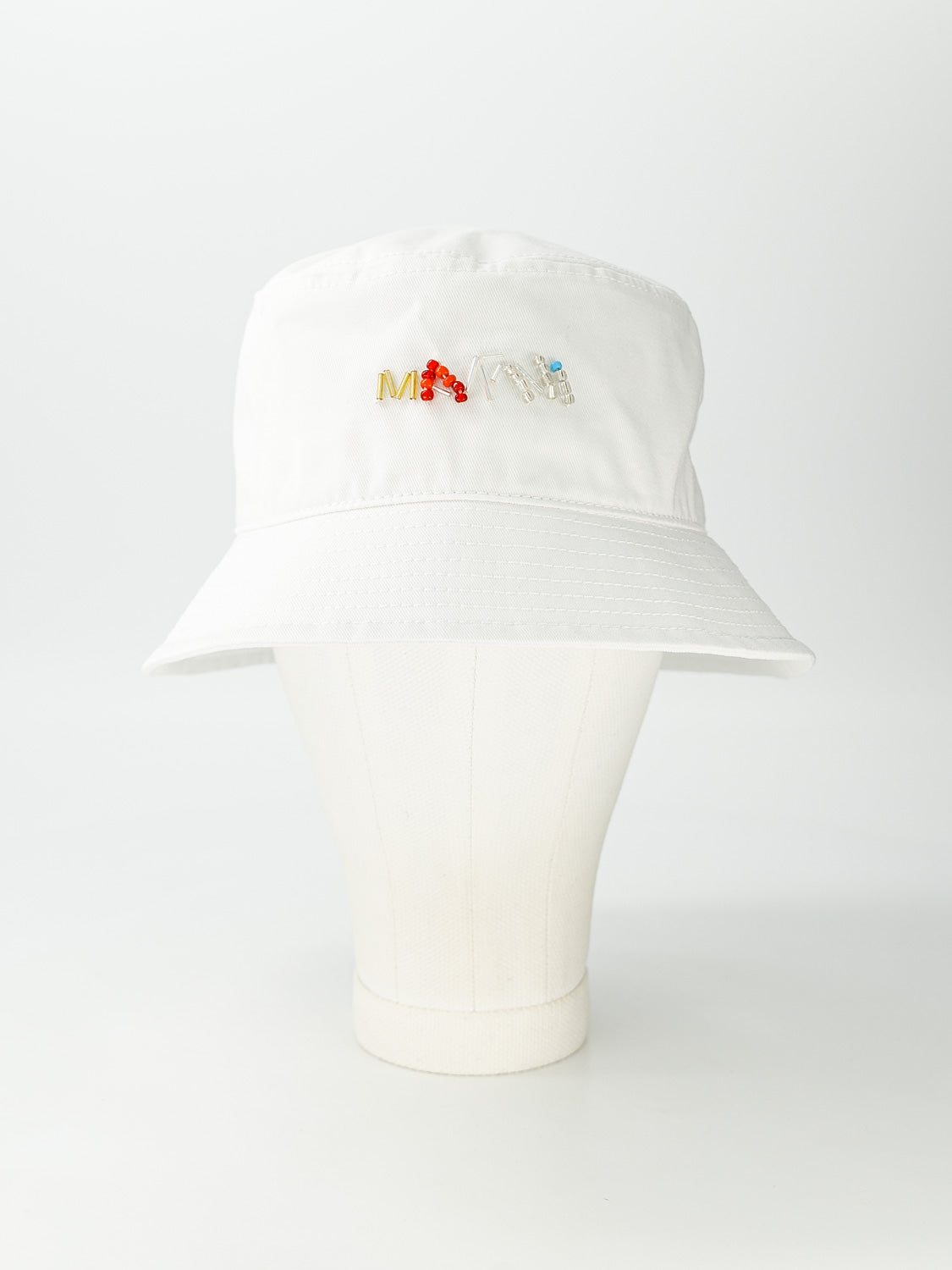 Marni Kids hat White in White 6902591091-2.jpg | NICKIS.com