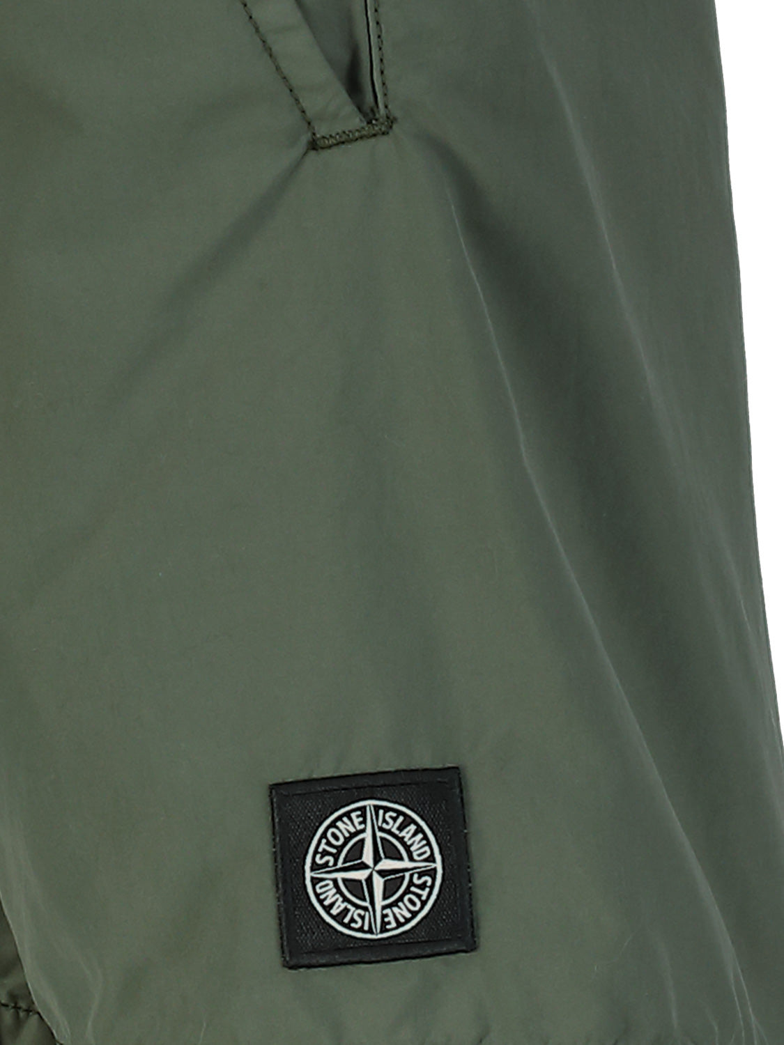 STONE ISLAND JUNIOR Kids swim shorts Olive Green in Olive Green 6902592371-6.jpg | NICKIS.com