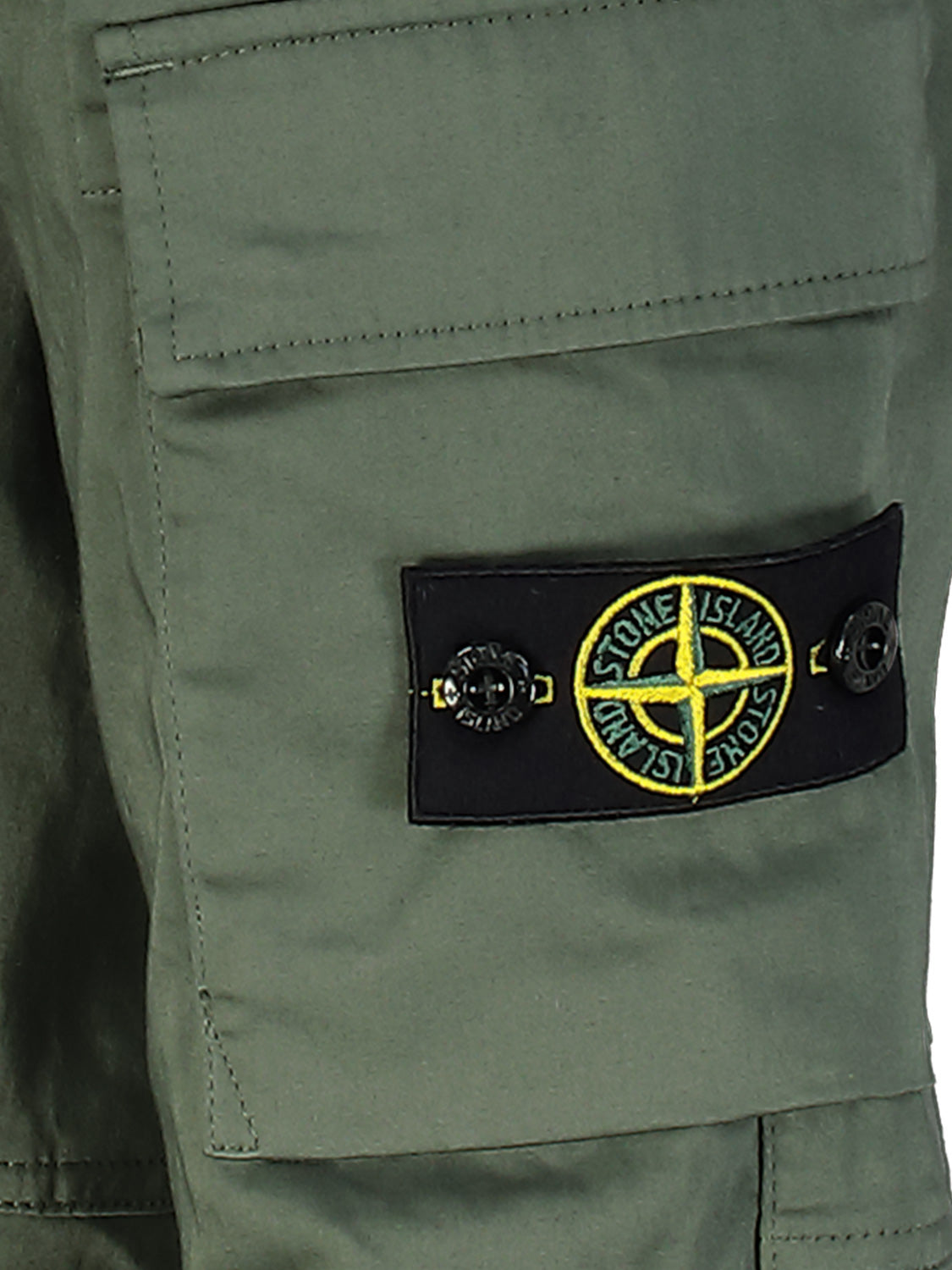 STONE ISLAND JUNIOR Kids Cargo Trousers Olive Green in Olive Green 6902594420-7.jpg | NICKIS.com