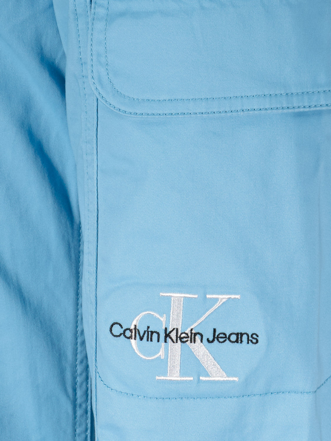 Calvin Klein Kids Cargo Trousers Sateen Cargo Pants Blue in Blue 6902606058-6.jpg | NICKIS.com