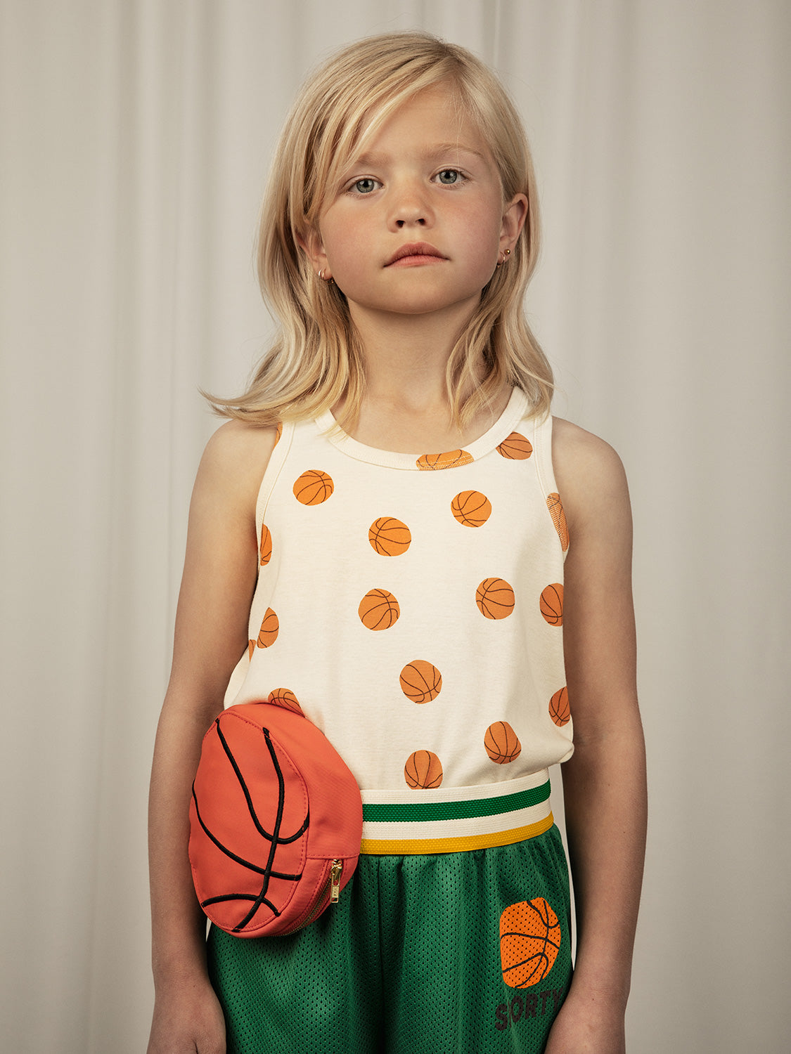 Mini Rodini Kids bag Basketball Orange in Orange 6902745624-8.jpg | NICKIS.com