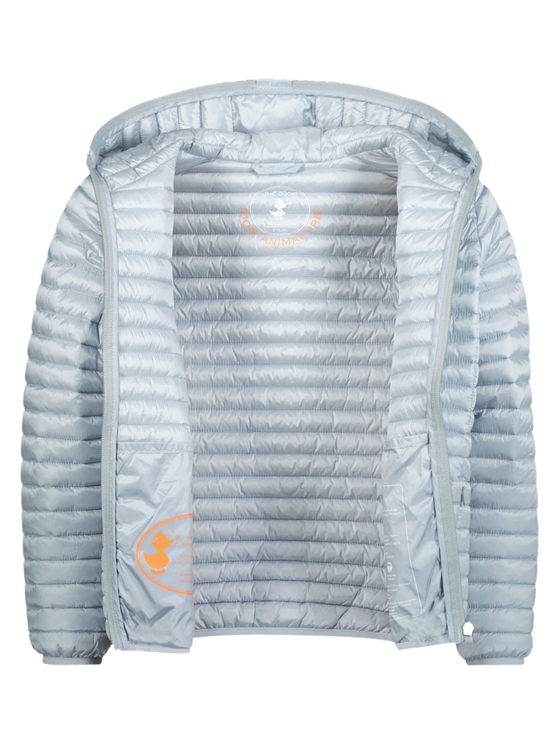 Save the Duck Kids Lightweight jacket Rosy Silver in Silver 6902767100-6.jpg | NICKIS.com