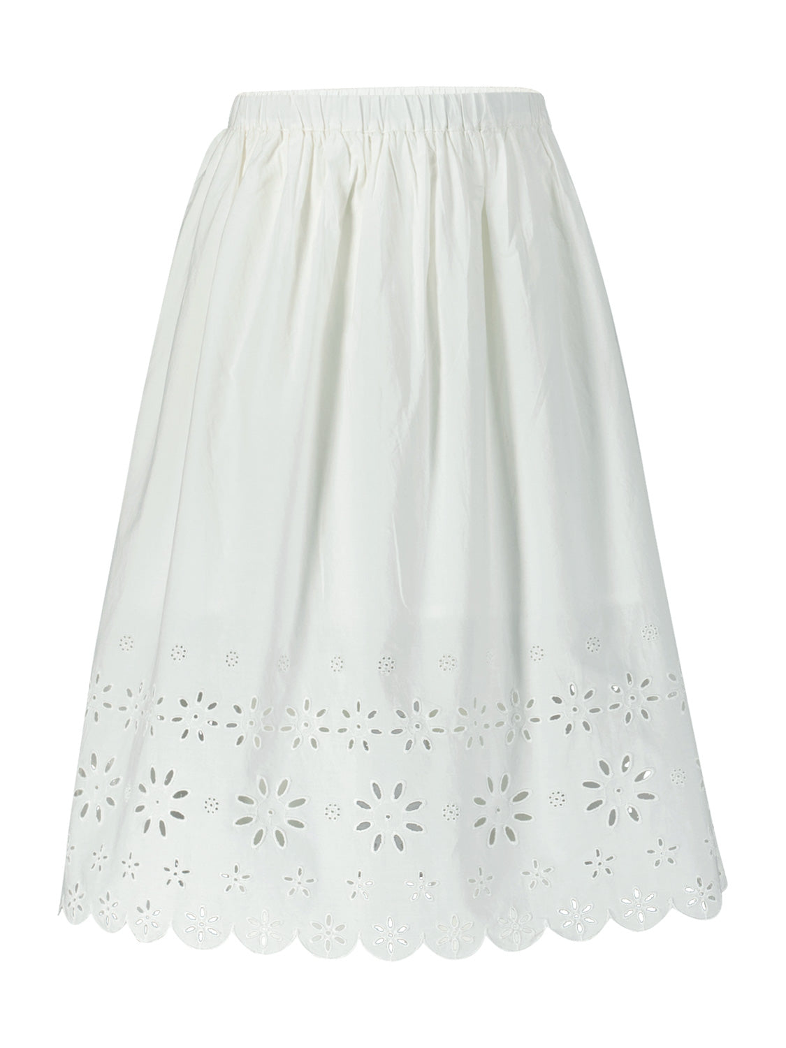 Bonpoint Kids skirt Flora White in White 6902823789-1.jpg | NICKIS.com