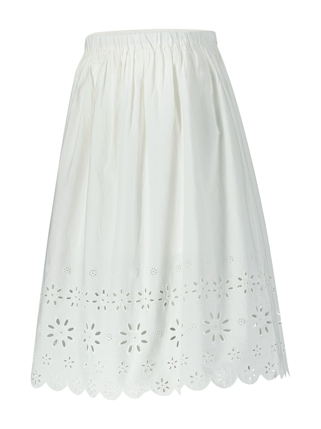 Bonpoint Kids skirt Flora White in White 6902823789-5.jpg | NICKIS.com