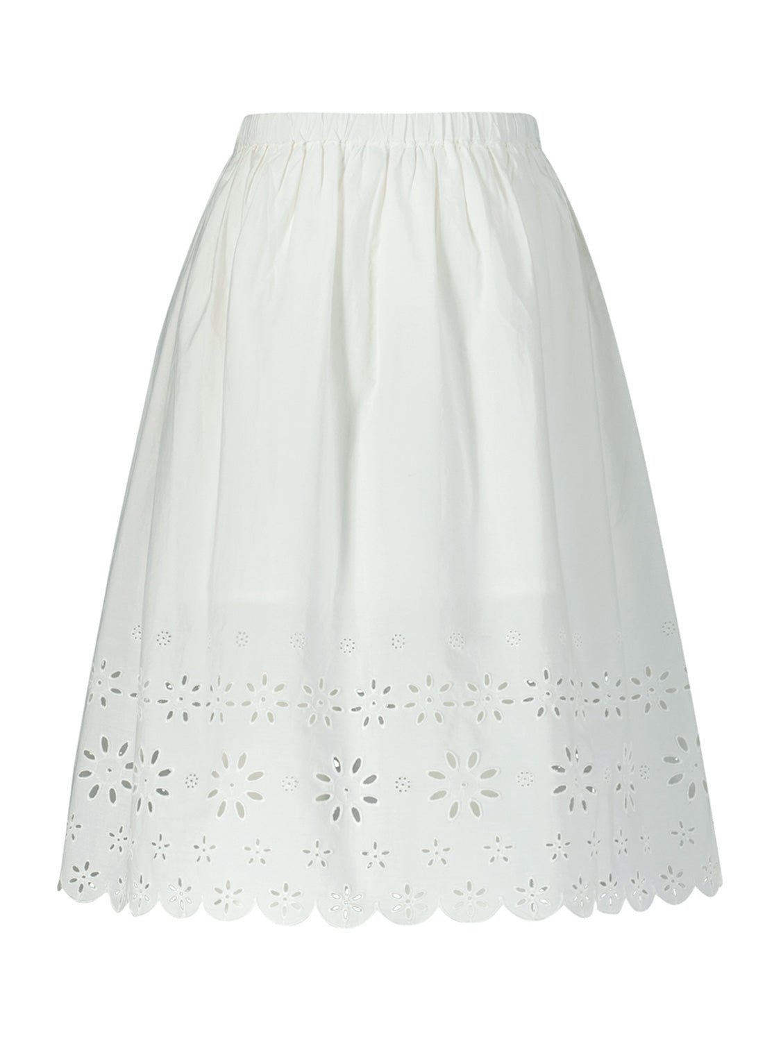 Bonpoint Kids skirt Flora White in White 6902823789-6.jpg | NICKIS.com