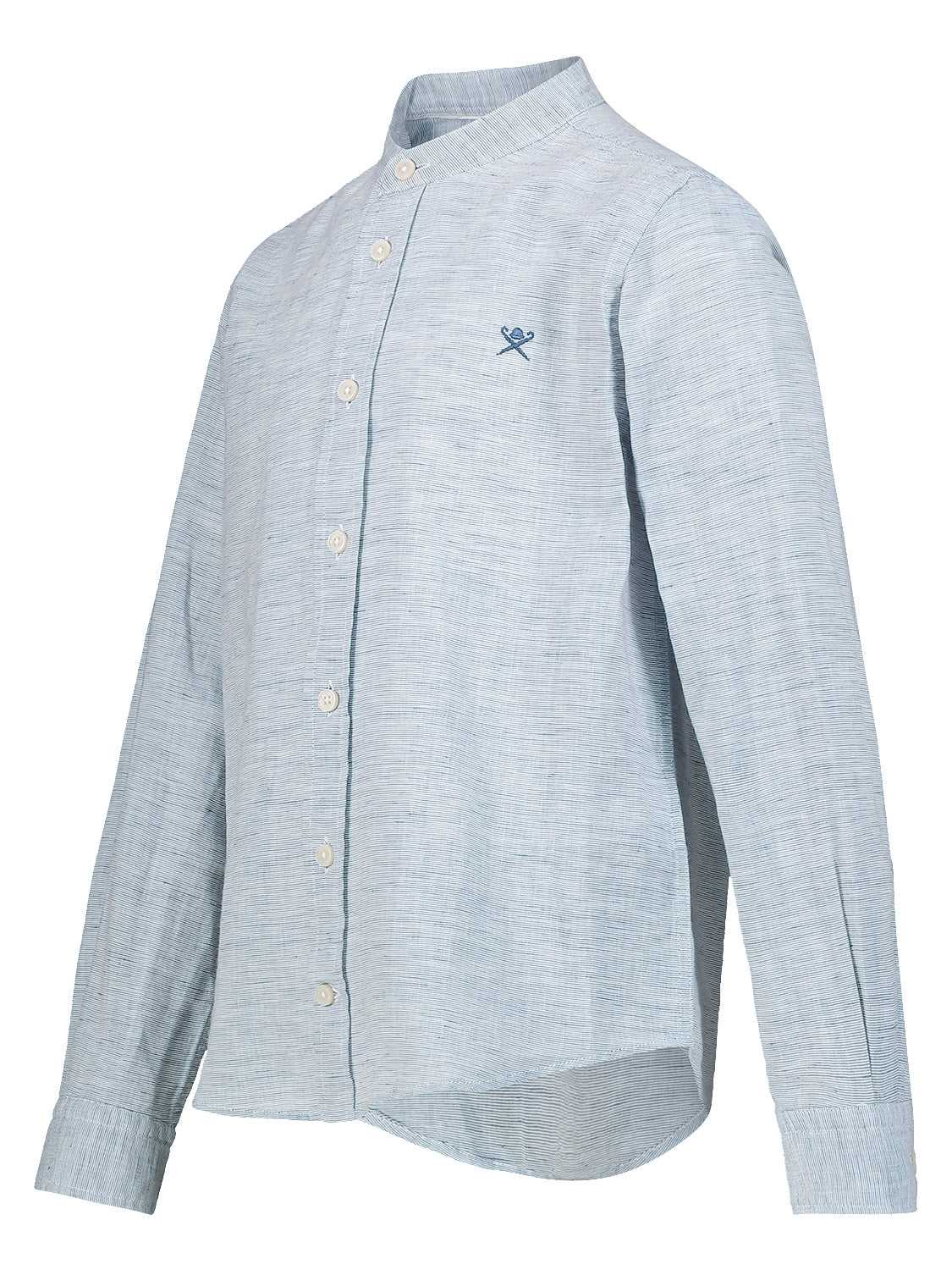 Hackett London Kids shirt Blue in Blue 6902860386-4.jpg | NICKIS.com