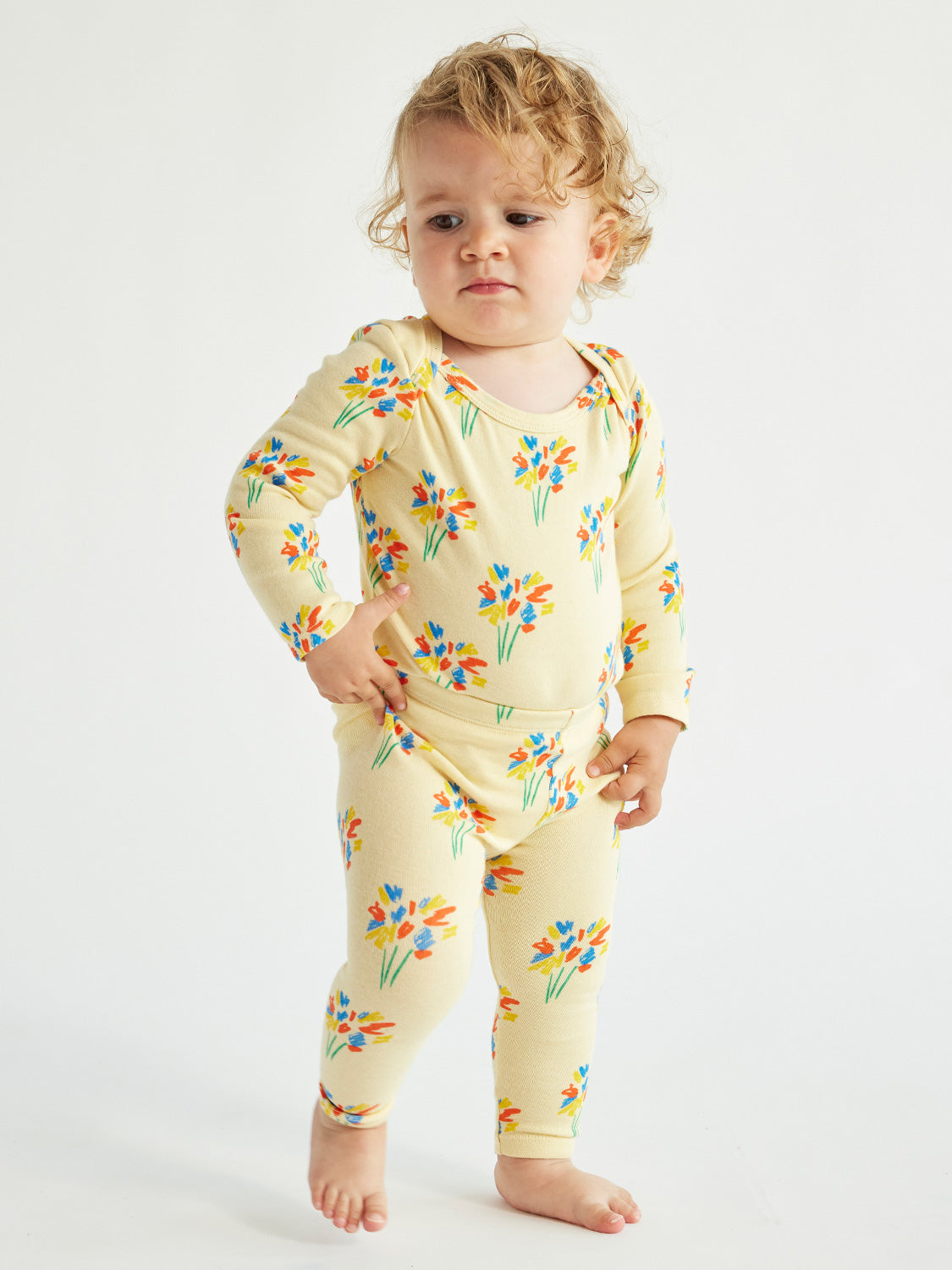 Bobo Choses Kids leggings Baby Fireworks Yellow in Yellow 6902912550-2.jpg | NICKIS.com