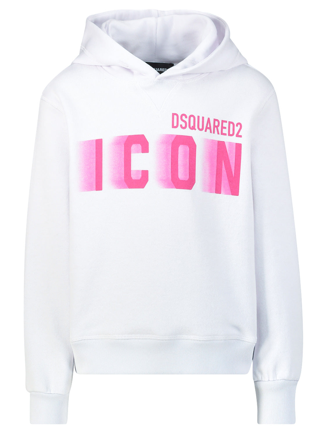 DSQUARED2 Kids hoodie Relax-icon White in White 6902939226-1.jpg | NICKIS.com