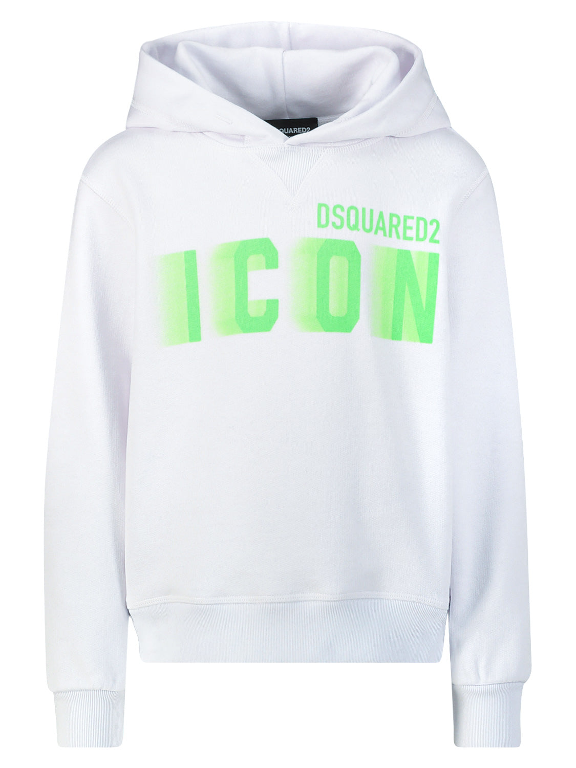 DSQUARED2 Kids hoodie Relax-icon White in White 6902939227-1.jpg | NICKIS.com