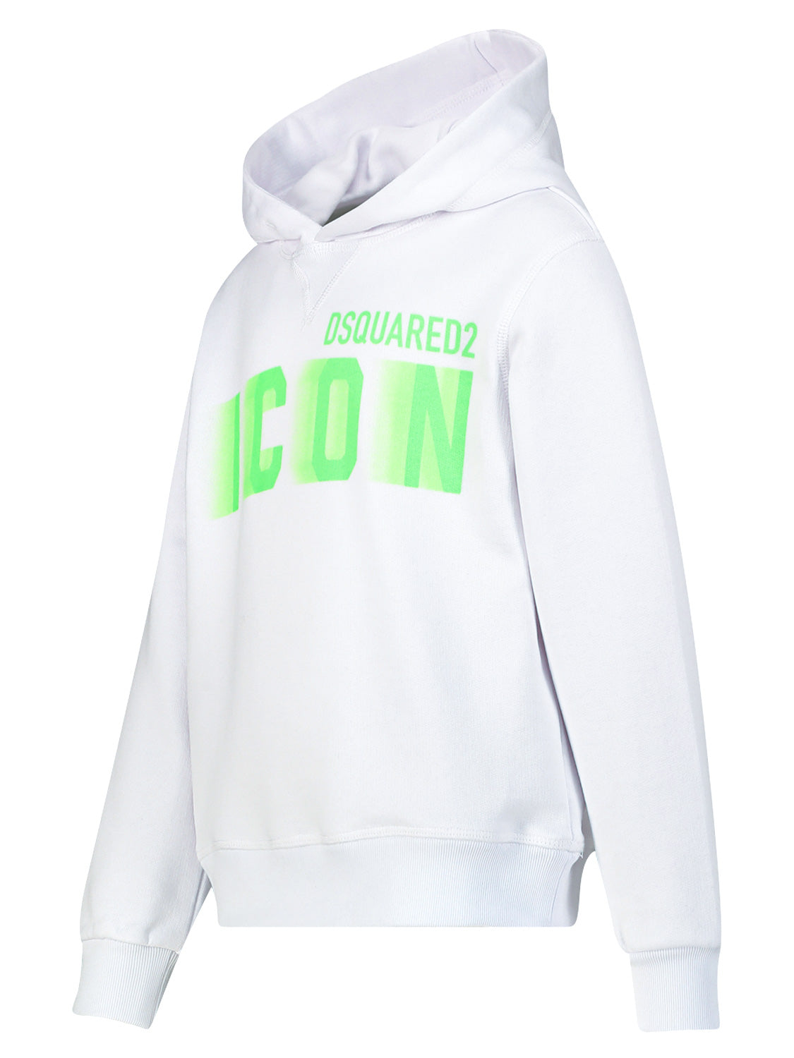 DSQUARED2 Kids hoodie Relax-icon White in White 6902939227-4.jpg | NICKIS.com