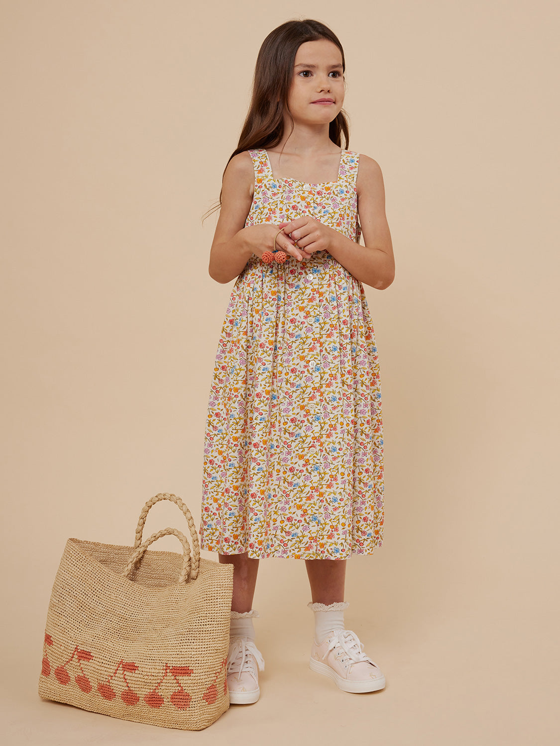 Bonpoint Kids dress Laly Multicoloured in Multicoloured 6902944540-2.jpg | NICKIS.com