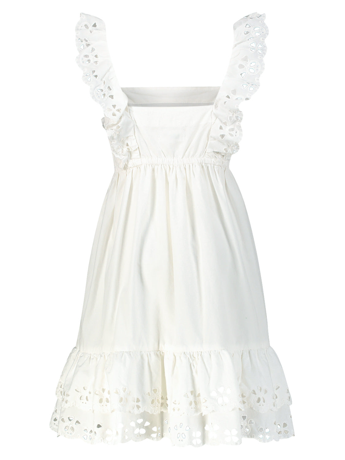 Molo Kids dress Ceelos White in White 6902971455-5.jpg | NICKIS.com