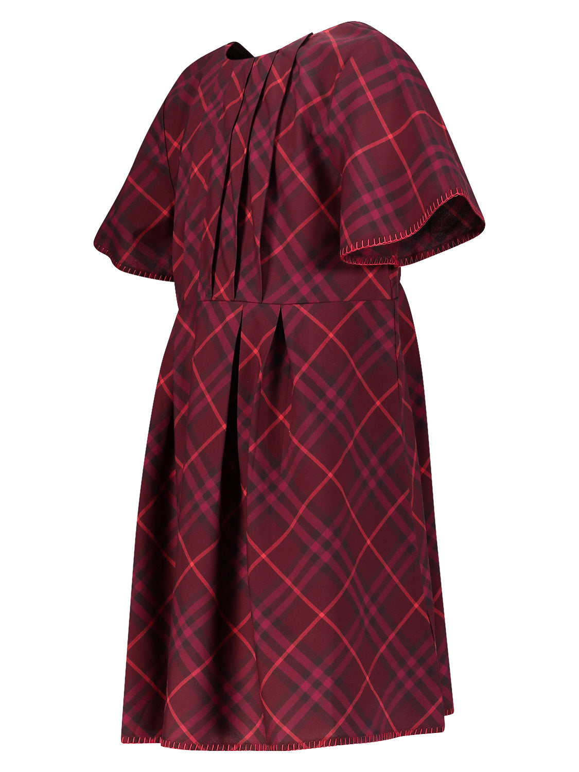 Burberry Kids dress Gia Burgundy in Burgundy 6902985846-4.jpg | NICKIS.com