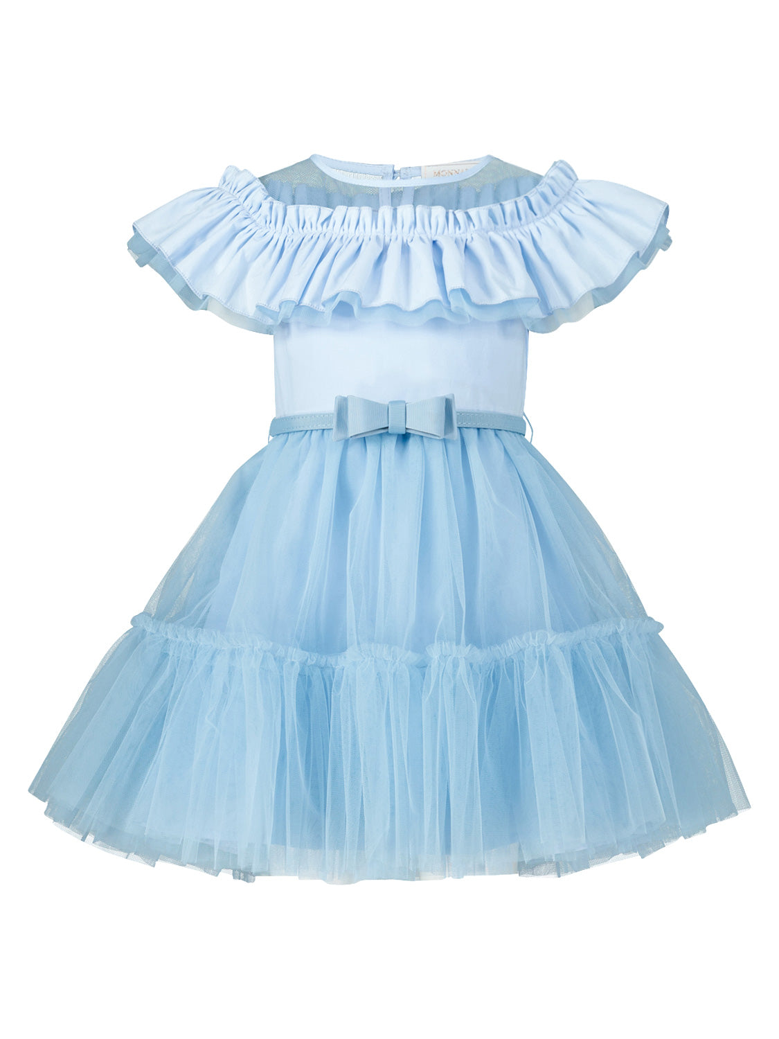 Monnalisa Kids dress Blue in Blue 6902995976-1.jpg | NICKIS.com