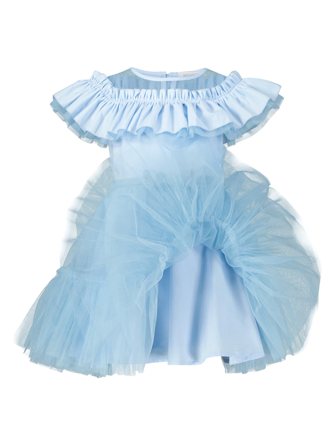 Monnalisa Kids dress Blue in Blue 6902995976-4.jpg | NICKIS.com