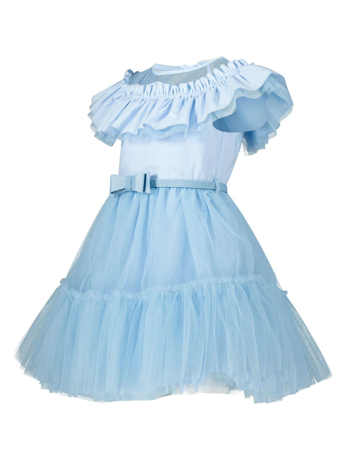 Monnalisa Kids dress Blue in Blue 6902995976-5.jpg | NICKIS.com