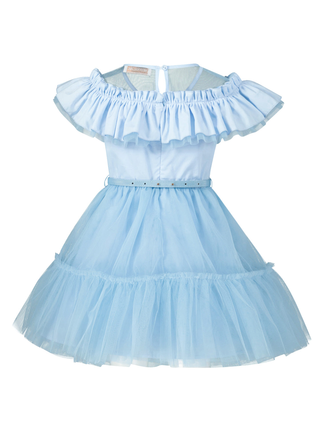 Monnalisa Kids dress Blue in Blue 6902995976-6.jpg | NICKIS.com