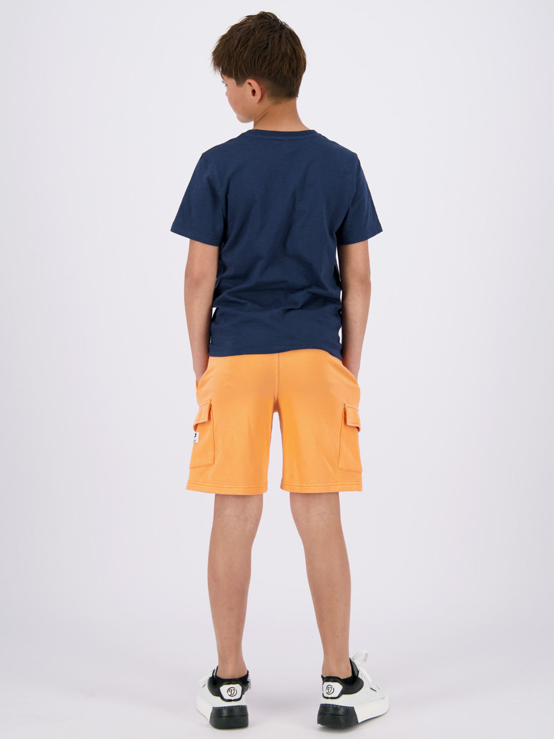 Vingino Kids Sweatshorts Rolfi Orange in Orange 6903168720-3.jpg | NICKIS.com