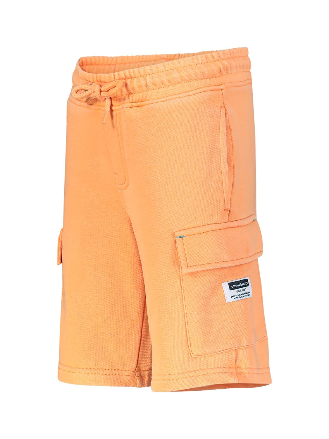 Vingino Kids Sweatshorts Rolfi Orange in Orange 6903168720-4.jpg | NICKIS.com