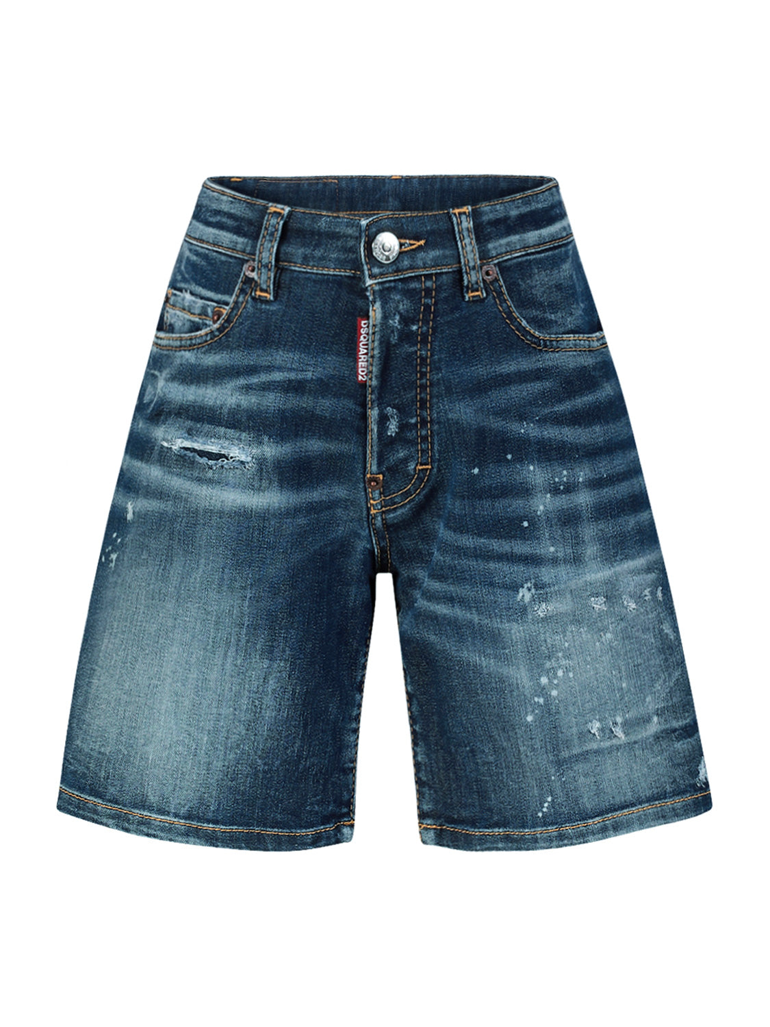 DSQUARED2 Kids Shorts Blue in Blue 6903190130-1.jpg | NICKIS.com