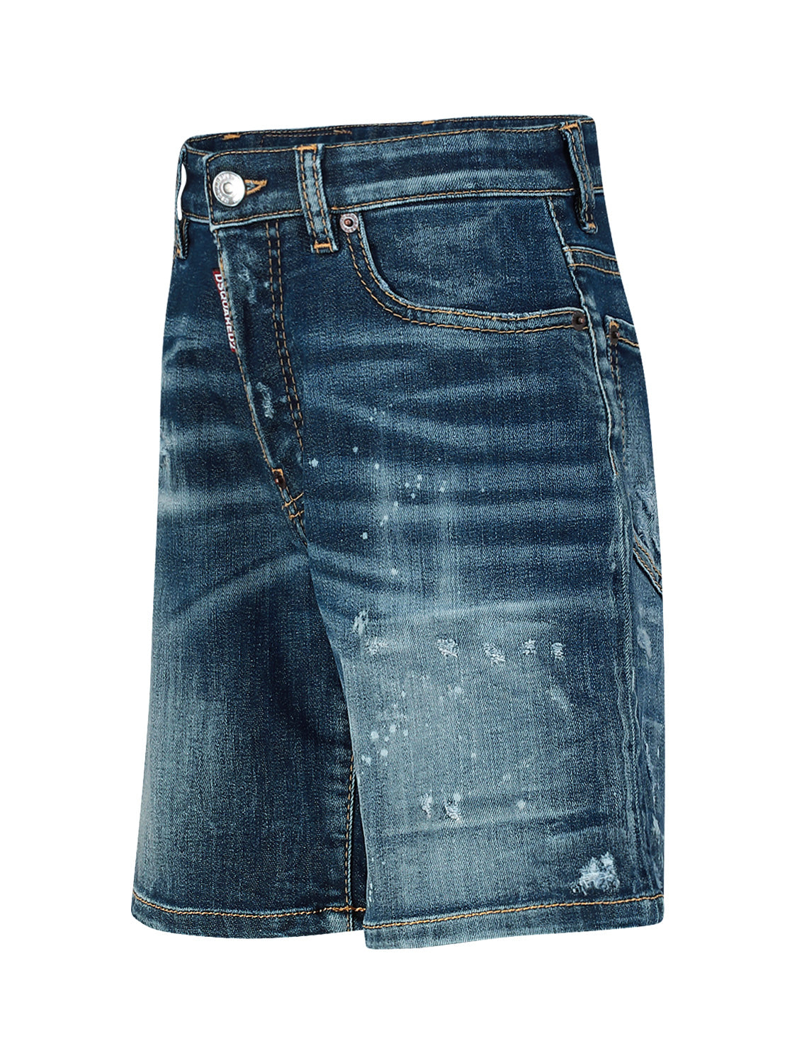 DSQUARED2 Kids Shorts Blue in Blue 6903190130-4.jpg | NICKIS.com