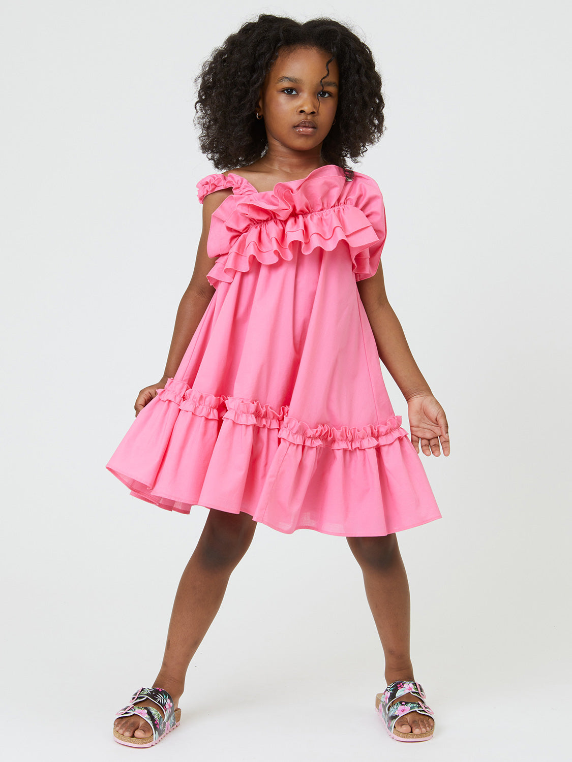 Monnalisa Kids dress Fuchsia in Fuchsia 6903217296-2.jpg | NICKIS.com