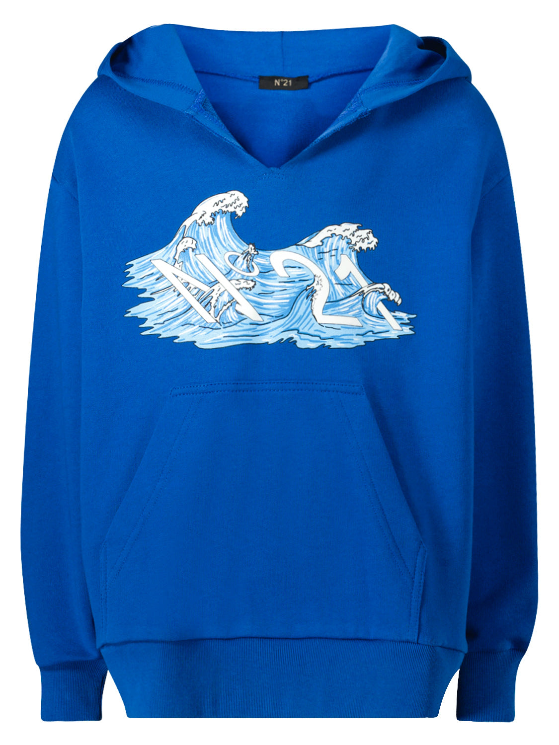 N°21 Kids hoodie Blue in Blue 6903343701-1.jpg | NICKIS.com