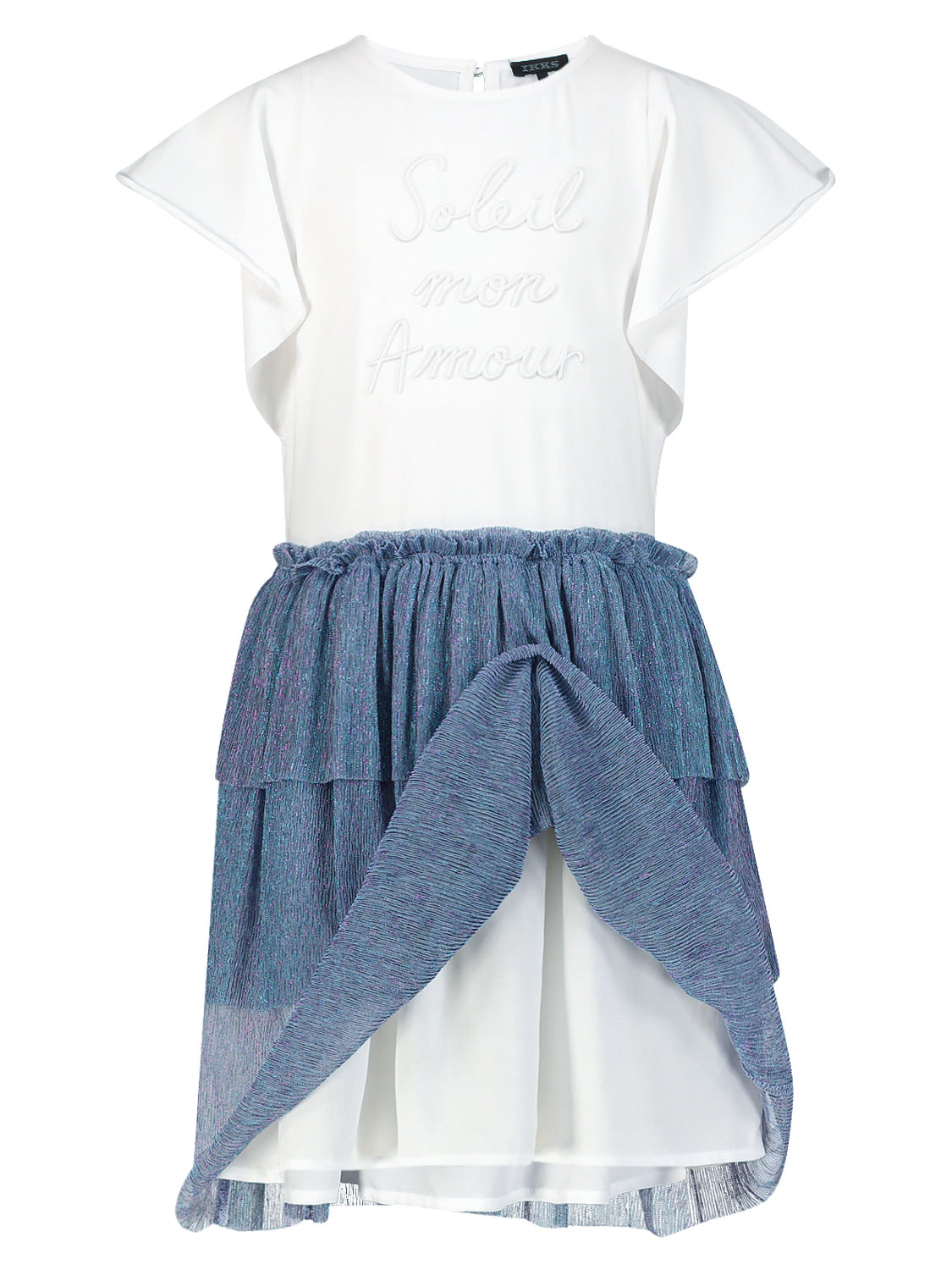 IKKS Kids dress White in White 6903365650-6.jpg | NICKIS.com