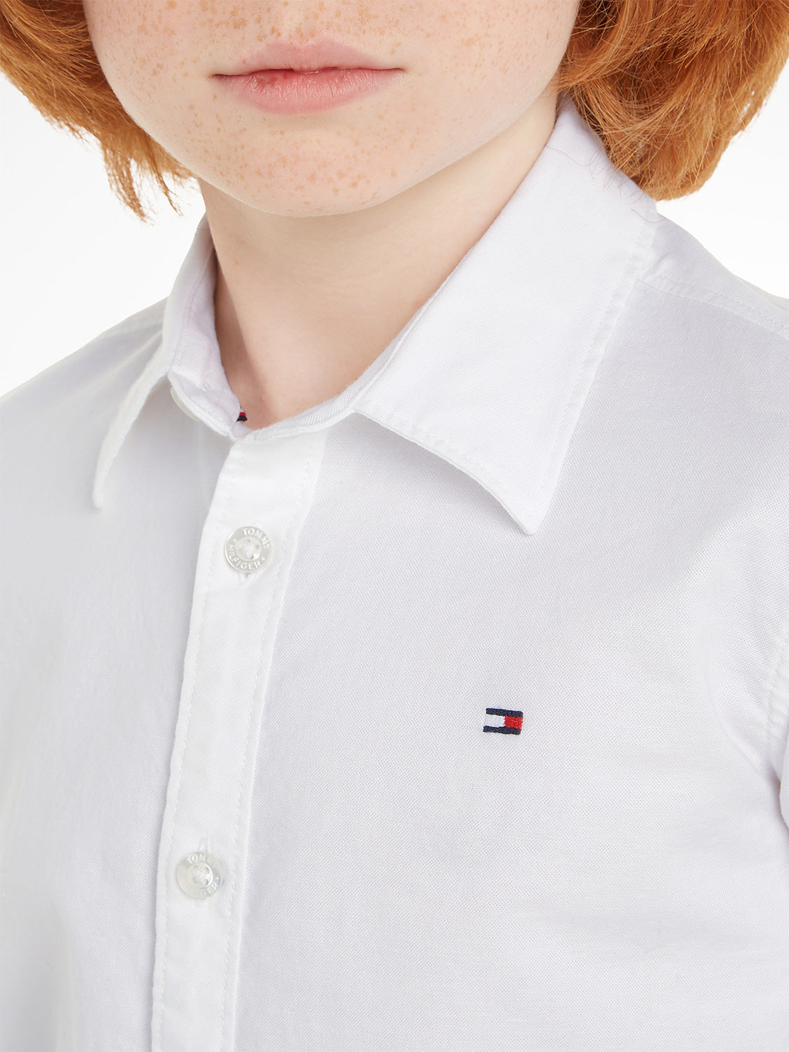 Tommy Hilfiger Kids shirt White in White 6903423479-8.jpg | NICKIS.com