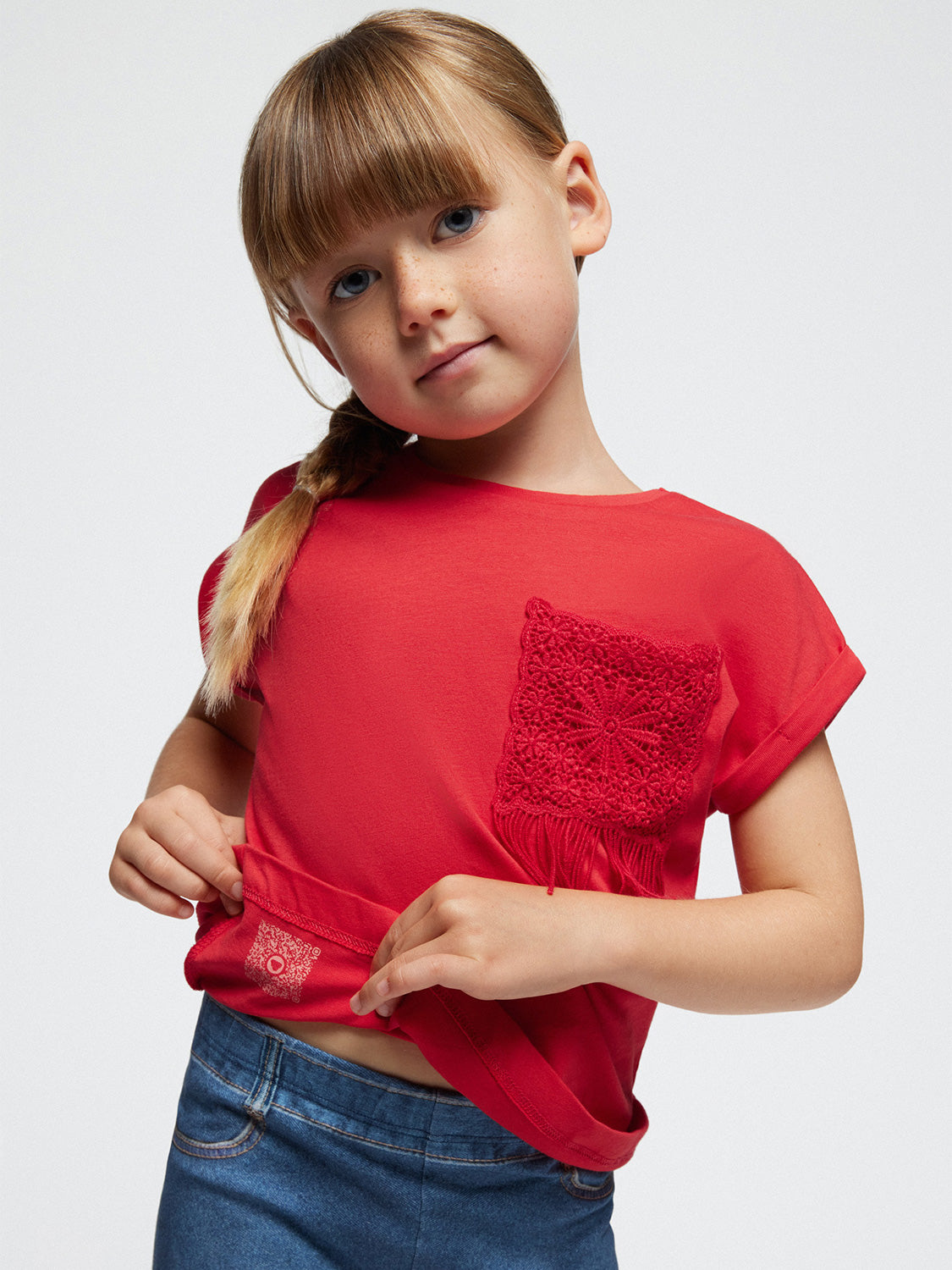 Mayoral Kids t-shirt Red in Red 6903430813-8.jpg | NICKIS.com