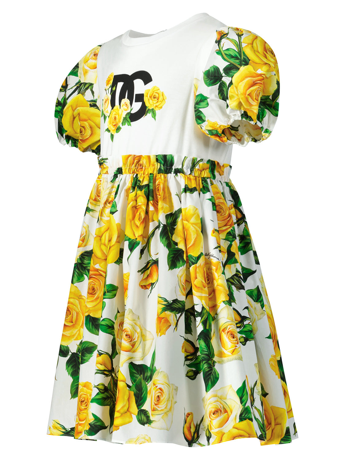 Dolce & Gabbana Kids dress Yellow in Yellow 6903460497-4.jpg | NICKIS.com